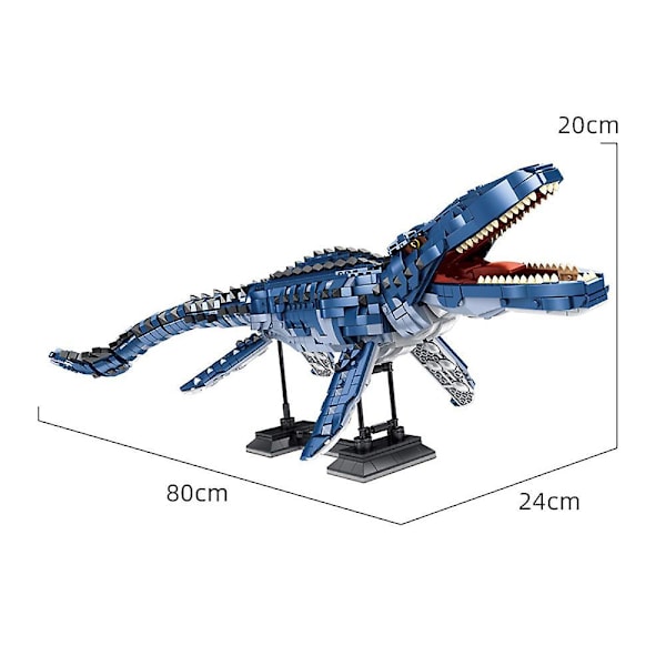 Idéer Dinosaur Legetøj Jurassic Park T-rex Dinosaur Verden Byggeklodser Kreative Deformerede Dinosaur Klodser Sæt Drengelegetøj Børnegaver Ingen Original Æske