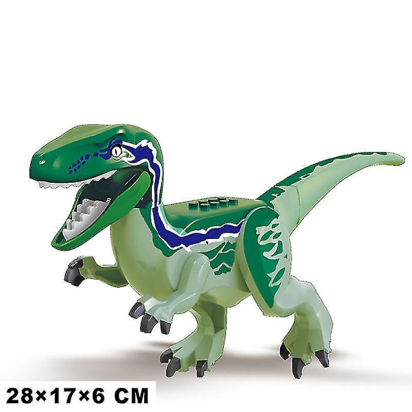 28cm Moc Big Jurassic Dinosaur World Spinosaurus Ankylosaurus Carnotaurus Dino Building Block Model Diy Bricks Educational Toys L20
