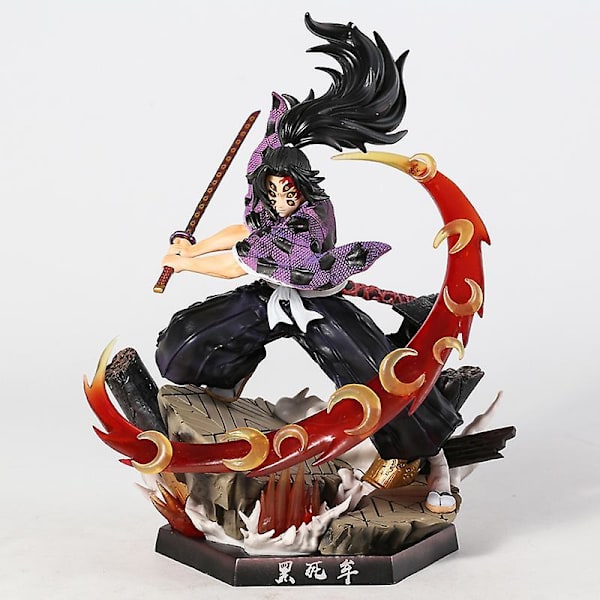Demon Slayer Kokushibou Tsugikuni Michikatsu Fremragende Figur Anime Model Statue Legetøj Samlerobjekter Gave 26cm no box