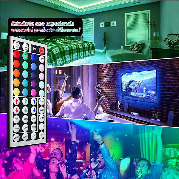 Kit Of Led Strip Lights Rgb Strips For Bedroom 20 Met