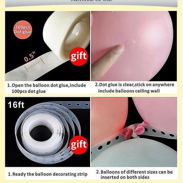 96x Macaron Peach Rose Gold Balloon Arch Kit Party Decor