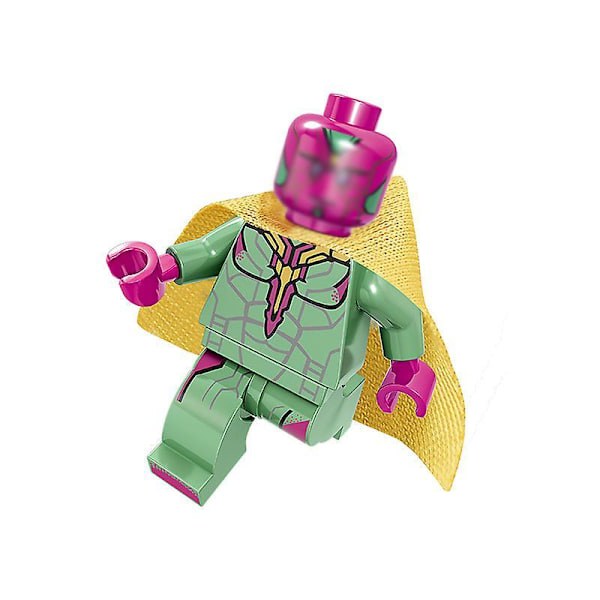 16pcs Superhero Series Puzzle Assembled Building Blocks Minifigure Toy