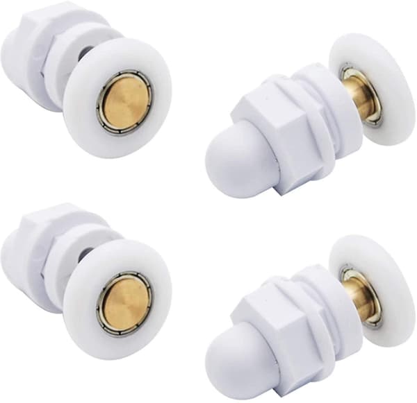 Shower Door Sliding Casters, Durable, Waterproof And Rust-proof (pack Of 4)