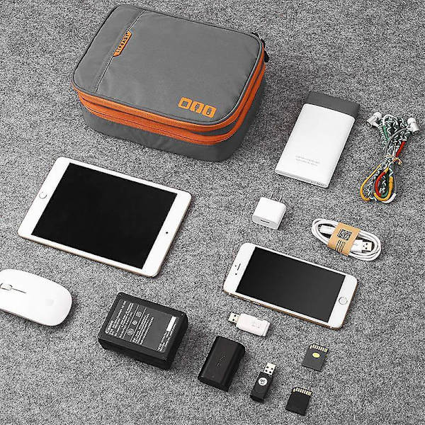 Multi-function Travel Digital Storage Bag Mobile Power Headset U Disk Data Cable Storage Bag Cable Bag Usb Gadget Organizer