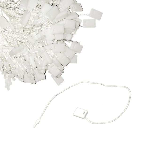 100pcs Nylon String Hang Tag Fasteners White 100 pcs