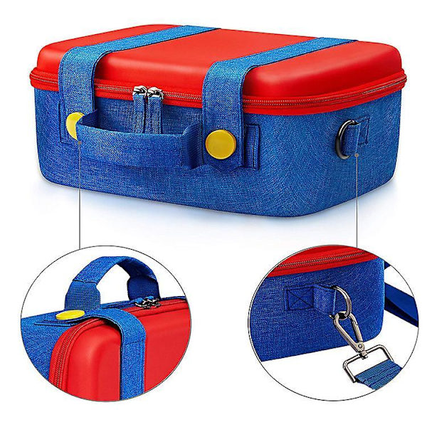 Travel Carrying Case Compatible With Nintendo Switch System Mario