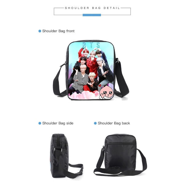 Bts Boy's And Girl's Backpacks Student School Bags Travel Bags Computer Bags