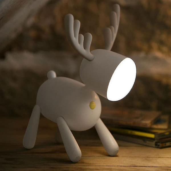 Natlampe med hjort Brown