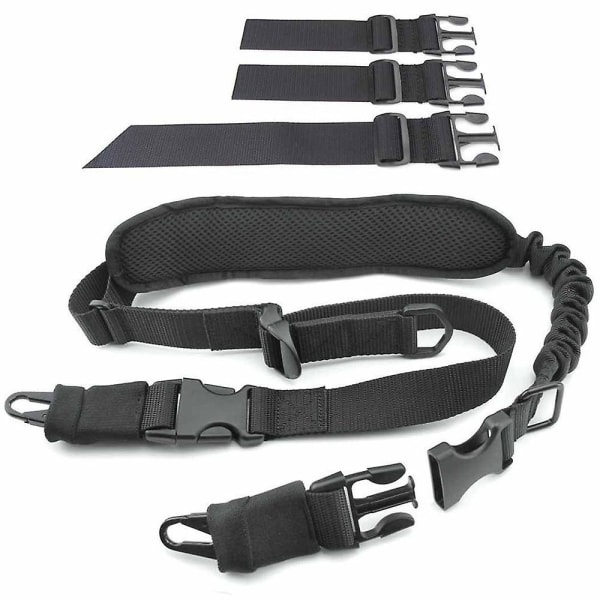 Black Tactical G7 American Lanyard Multifunctional Single And Double Point Harness Outdoor Mountaineering And Rock Climbing Safety Belt Safety Rope