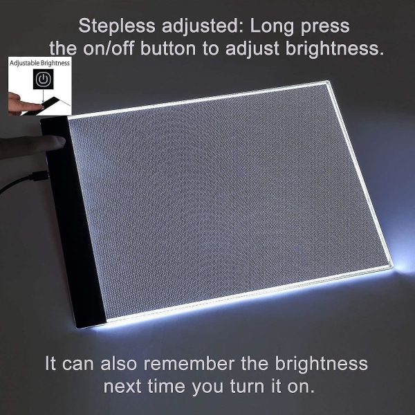 A4 Led Tracing Drawing Copy Board 3 Level Dimmable Kids Toys