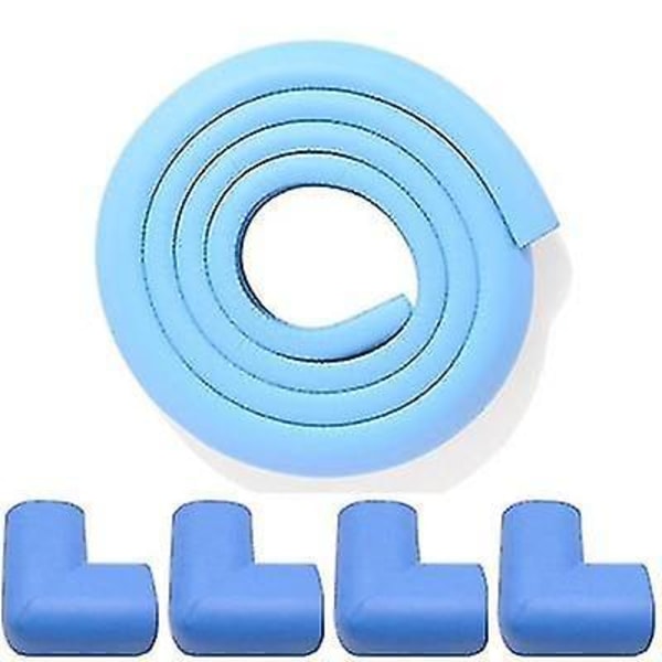 Baby Protection Baby Safety Table Side Guards, Strip Home Guards Safe blue