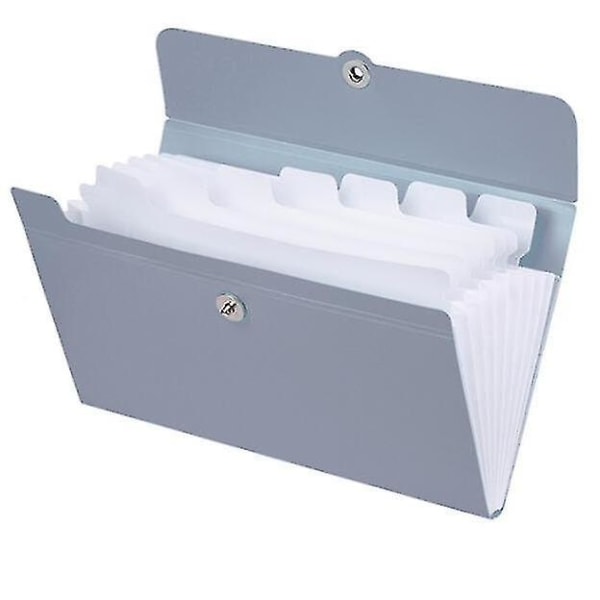 A5 Organizer Box - Paper Document Folder Blue