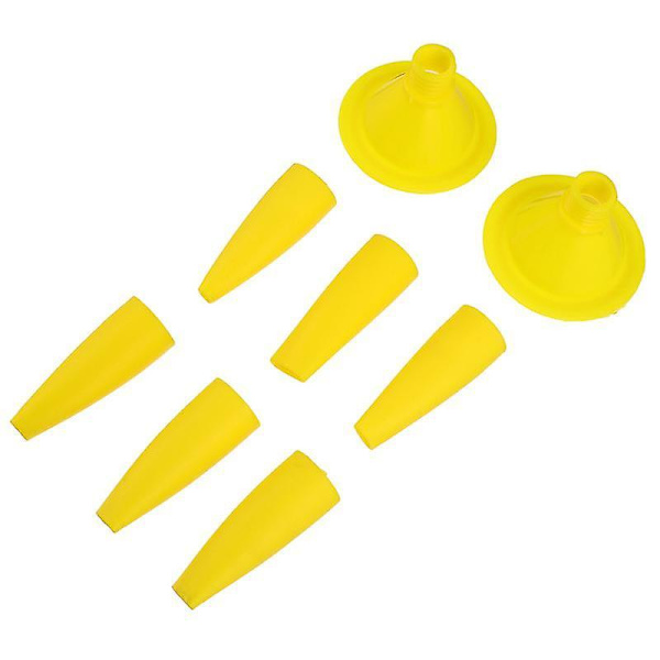 8pcs Caulk Nozzle Applicator Reusable Caulking Nozzle Finishing Nozzle