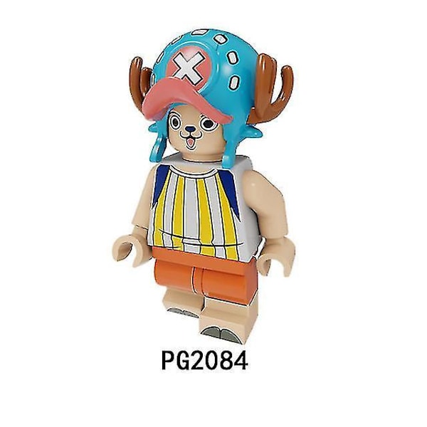 8 stk. One Piece Luffy Sauron Sanji Samlet Byggeklods Minifigur Legetøj