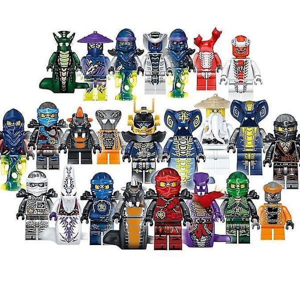 24 Pcs Phantom Ninja Building Blocks Minifigure Building Block Toys
