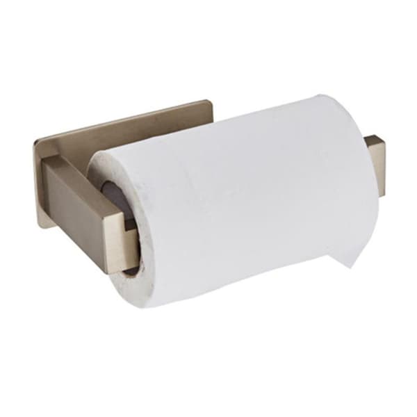 Toiletpapirholder Rustfrit Stål, Halvåben Badeværelsesholder Silver