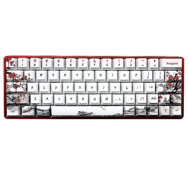 Plum Blossom Mechanical Keyboard