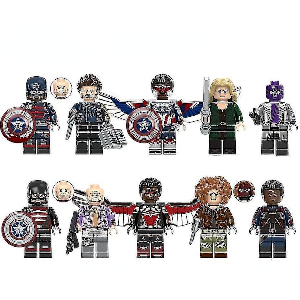 Marske Puzzle Assembling Toys Children's Falcon Series Kalizomo Walker Minifigure Assembled Building Blocks