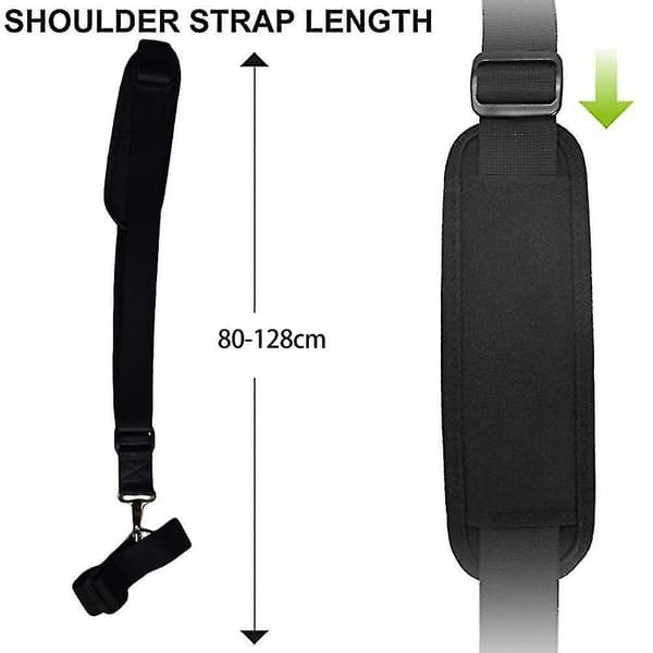 Lawn Mower Brush Cutter Trimmer Shoulder Harness Strap Adjustable Labor Saving Strap Black