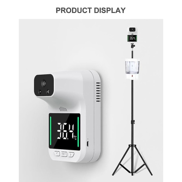 Thermometer, Human Body Infrared Non-contact Voice Broadcast Automatic Induction Thermometer With Tripod