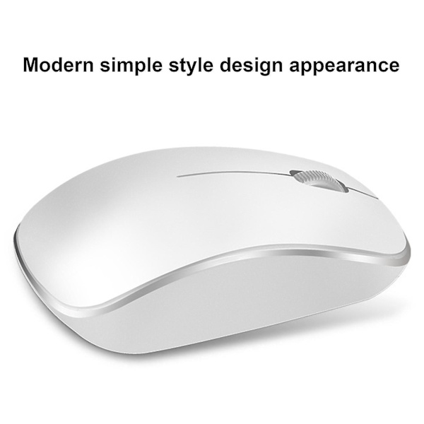 T12 Wireless Mouse 2.4g 1200dpi Mini Ergonomic Rechargeable Computer Silent Gaming Mouse For Pc Black