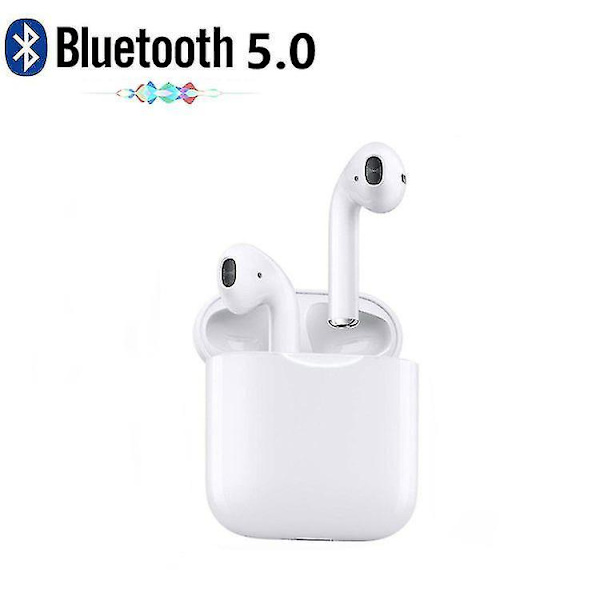 Bluetooth I12 Tws -kuulokkeet Ipx 5 -telakointiasemalla, langaton lataus valkoinen - Ios, Android