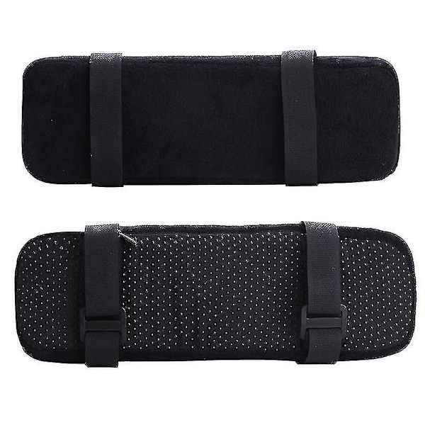 2pcs Durable Support Chair Armrest Pillow Elbow Pad Is Soft And Suitable For Office black