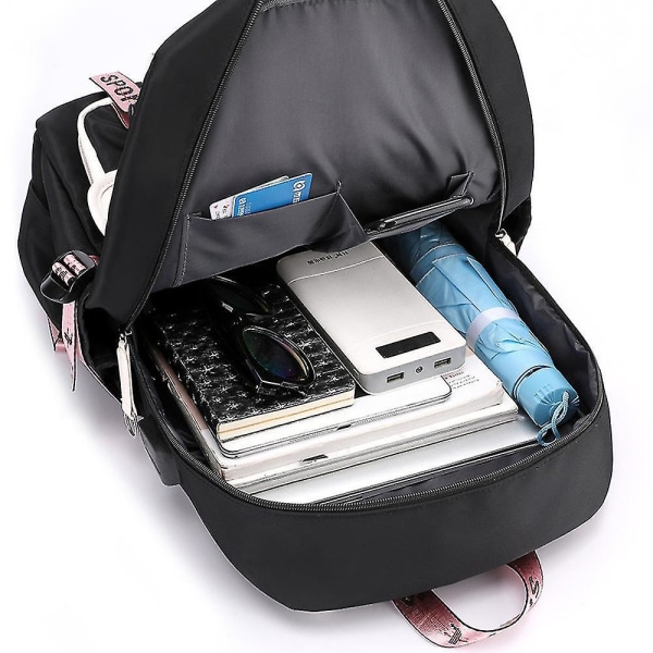 Leisure Backpack Travel Bag Student School Bag For Women And Teenagers Color-4