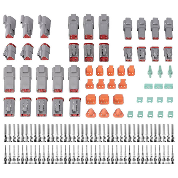 140pcs Deutsch Dt Series Waterproof Wire Connector Kit With Pins Box