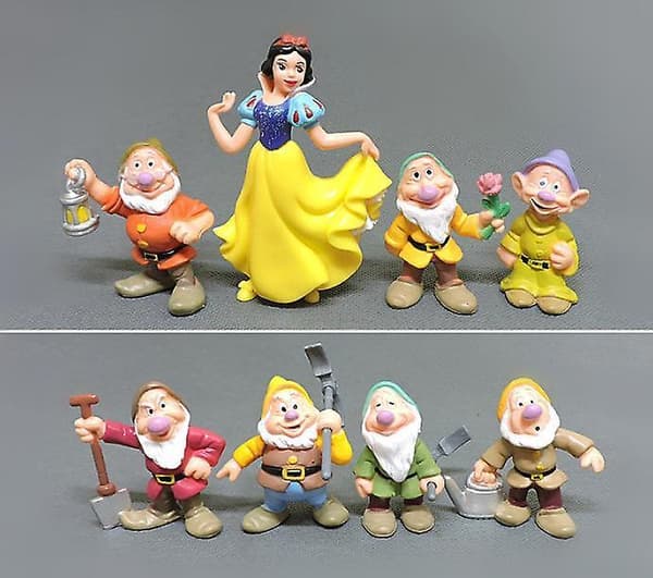 Snow White and the Seven Dwarfs Figure Trinkets 8st Set