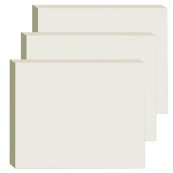 Pet Transparent Self Sticky Notes Creatives Tearable Self-stick Pad Notes Three L