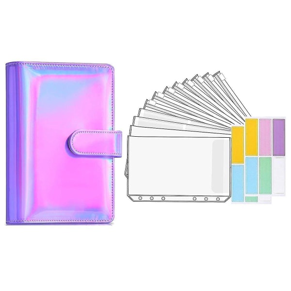 Budget Planner Cash Binder Envelope Laser Purple-14pcs