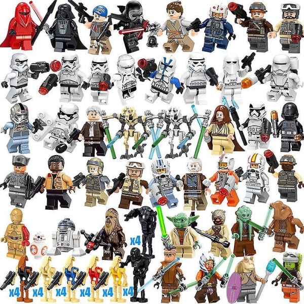 73pcs Full Star Wars Soldiers Series Minifigures Toys Ideals For Children Who Can Play And Learn