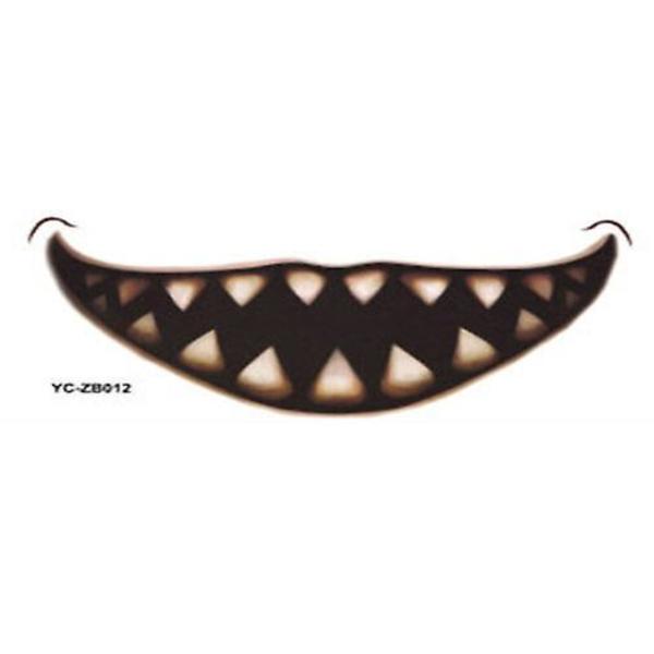 1/12 kpl Halloween Pilailu Meikki Väliaikainen Tatuointi Tattoo stickers 12