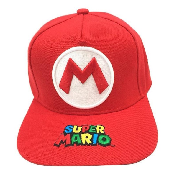 Mario Baseball Cap, Stitching Embroidery, Role Playing-a