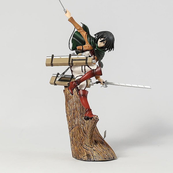 Attack On Titan Mikasa Levi Ackerman Renewal Package Ver. Collection Figure Figurine Model Statue 25cm no box