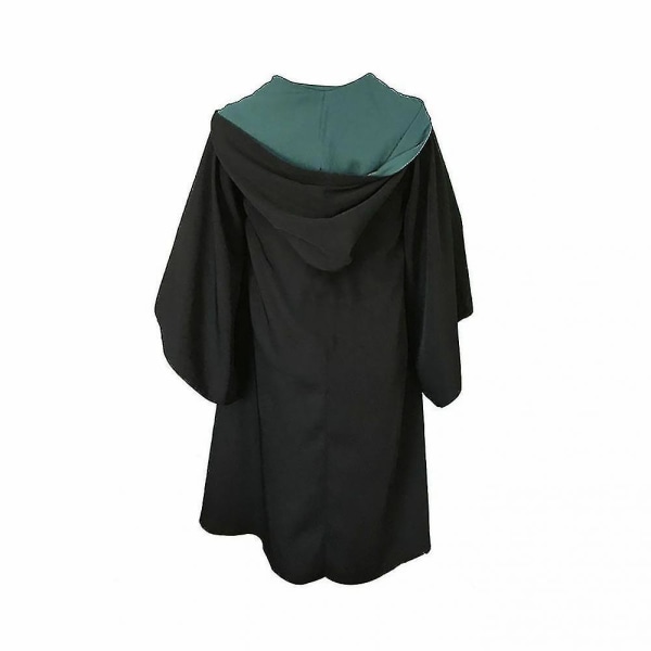 Harry Potter 6pc Set Magic Wizard Cosplay Fancy Dress Cape Cloak Costume green 155cm