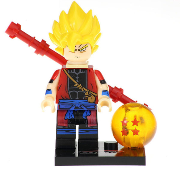 8 stk. Anime Dragon Ball Z Byggeklodser Guko Gogeta Beerus Majin Buu Actionfigurer Klodser Legetøj Børnegaver Børnelegetøj
