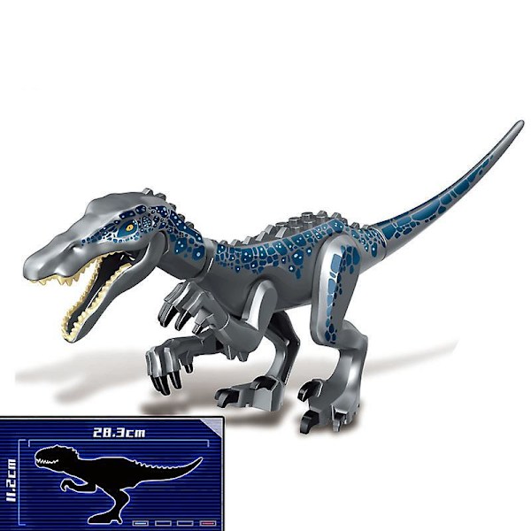 28cm Moc Big Jurassic Dinosaur World Spinosaurus Ankylosaurus Carnotaurus Dino Building Block Model Diy Bricks Educational Toys L14