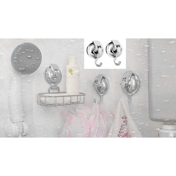 Heavy Duty Vacuum Suction Cup Hooks (2pack), Specialized Compatible With Kitchen