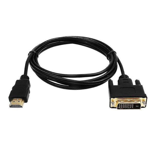 Doonjiey 1m Durable Gold Plated Dvi-d 24+1pin Male To Hdmi-compatible Digital Cable Lead