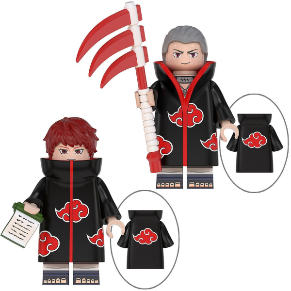 Ninja Mini Figures Set 8 Pack Kids Toys Action Figure Anime Heroes Mini Figure Birthday Party Gifts For Adults And Children Boys Girls