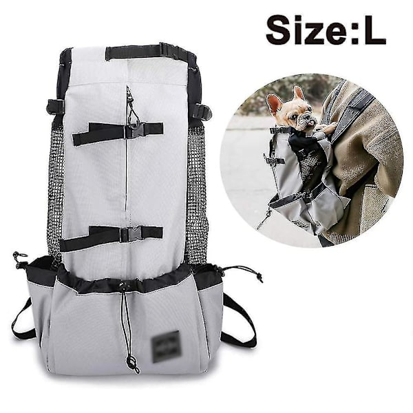 Dog Carrier Backpack For Small And Medium Pets Backpack Carrier Gray S