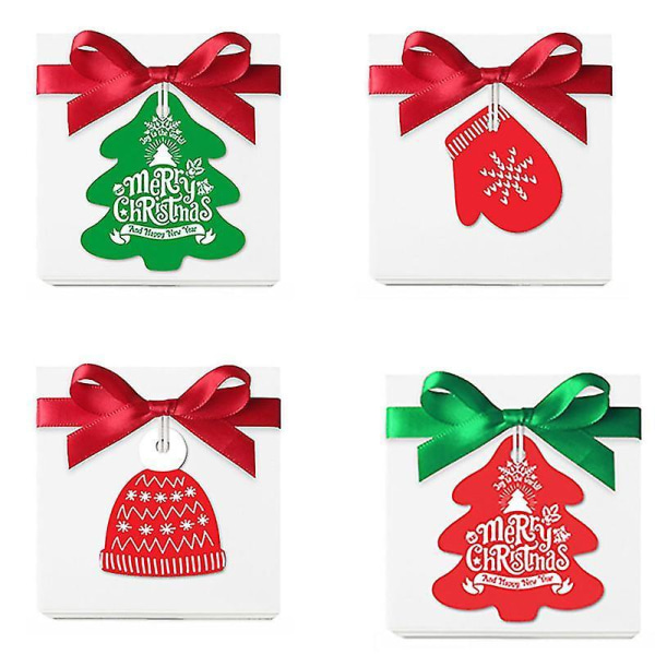 30 Sheets Christmas Color Printing Cards Gift Packing Cards Glove Packing Cards