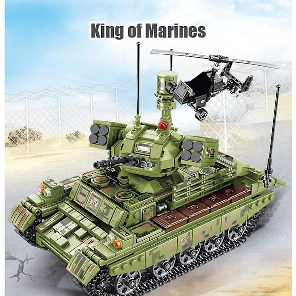 Military Panzer Tank Model Building Blocks