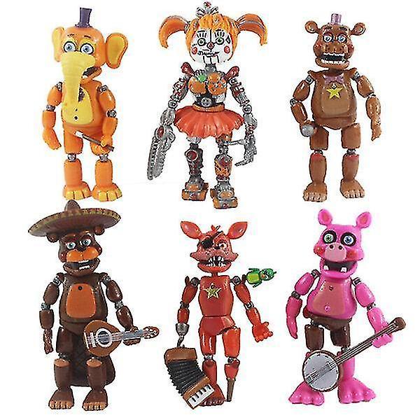 (6PCS) Five Nights At Freddy's Action Figures