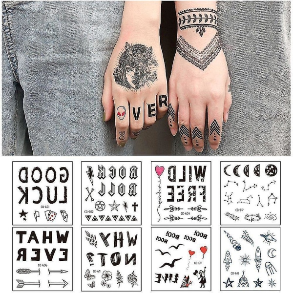 Art Temporary Tattoos Simulation Tattoos Stickers Fake Tatto Waterproof Colored