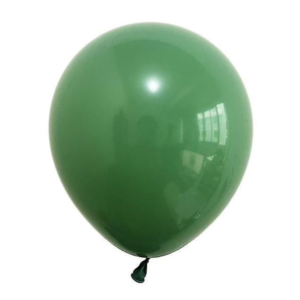 Retro Green Balloon Chain Set Arch Scene Layout Party Decoration