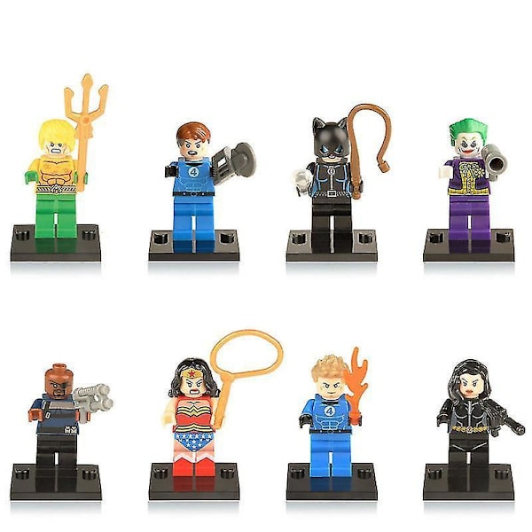 35 Superhero Building Blocks Dolls Puzzle Assembled Building Blocks Minifigure Boy Toys