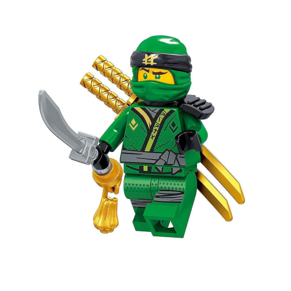 8pcs Ninja Ninja Series Niya Lloyd Warrior X Puzzle Assembled Building Block Minifigure Toy